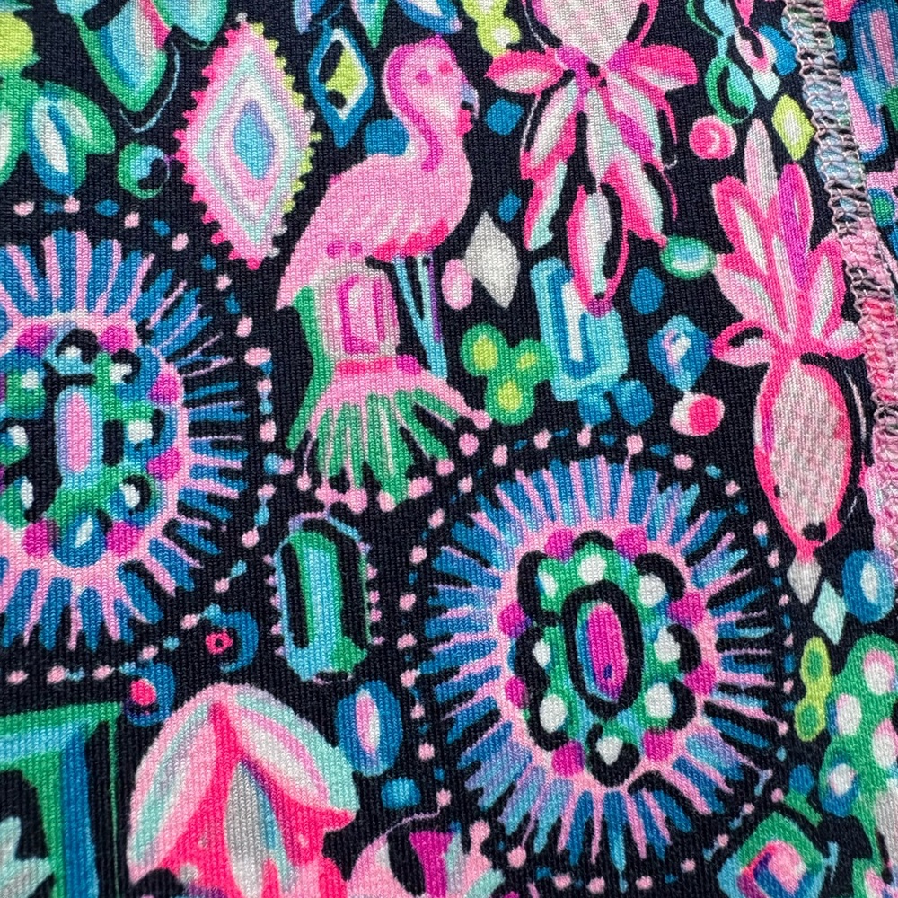 Lilly Luxletic Flamingo Pattern Leggings - Picture 3 of 3